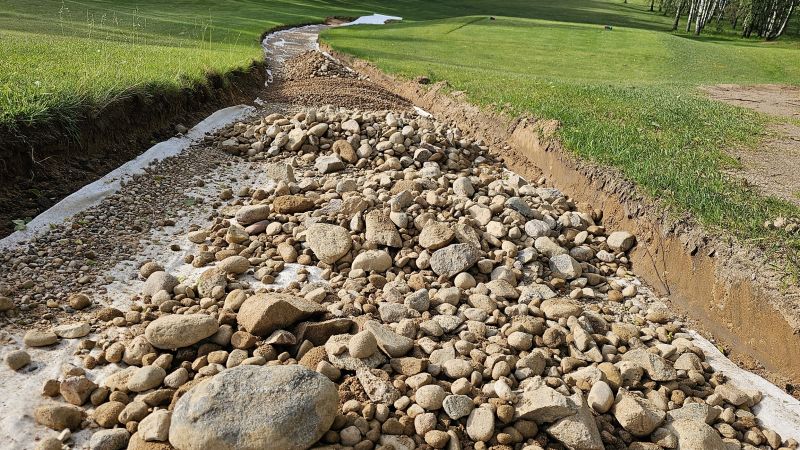 Landscape Drainage in Action